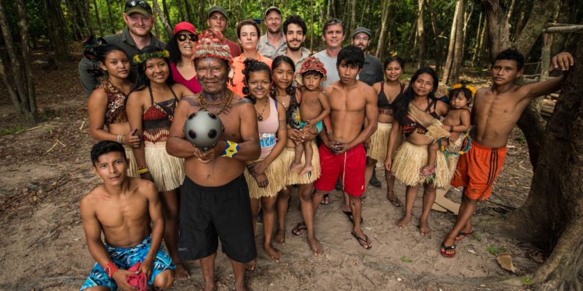 Munduruku with the crew