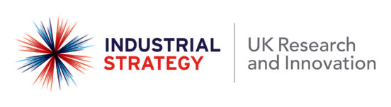 UKRI and Industrial strategy logo